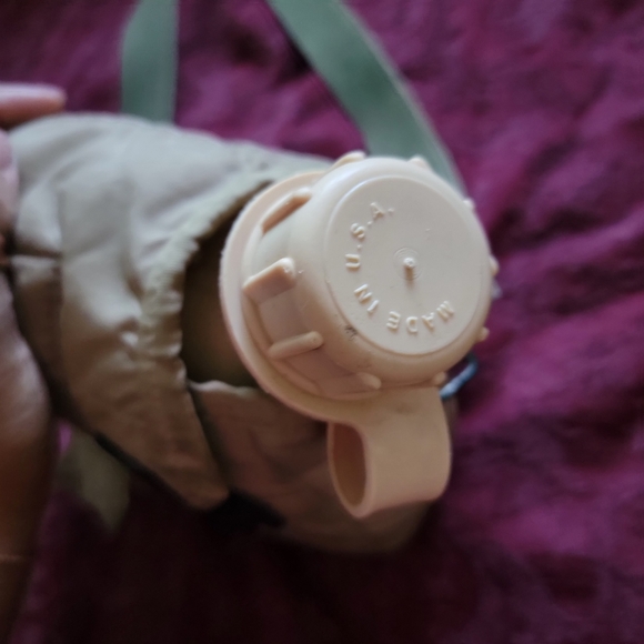 Collapsible Military Water Canteen Bottle with Cover and Sling - Picture 3 of 15